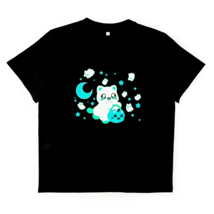 Ghost Cat Tee (Glow in the dark)
