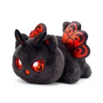 Legend has it that Mothman Cat is quite the love bug! This cute little cryptid kitty may just fly away with your heart! Adopt one today! This Mothman Cat plushie and other Halloween MeeMeow 11” plush toys are officially licensed Aphmau merch! These stuffed animals feature cute embroidered faces and squishy bodies made from super soft material, perfect for any Aphmau fan. There are five 11” Halloween MeeMeows to collect. Who will you add to your collection?