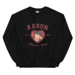 Aphmau Aaron Phoenix Drop varsity sweatshirt with character-inspired graphic design