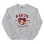 Aphmau Aaron Phoenix Drop varsity sweatshirt with character-inspired graphic design