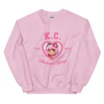 Make KC your MVP with this Phoenix Drop varsity sweatshirt! Rep your love for KC and Phoenix Drop High pride in style with this soft crew neck sweatshirt made from poly-cotton blend material. This comfy long sleeve pullover is officially licensed merch and features a cute graphic print design. Makes a great collectible gift for