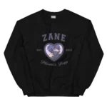 Aphmau Zane Phoenix Drop varsity sweatshirt with character-inspired graphic design